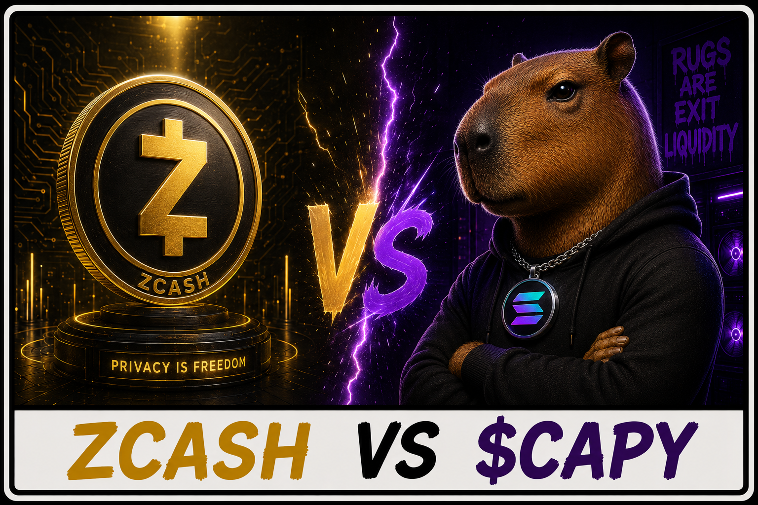 $CAPY versus Zcash
